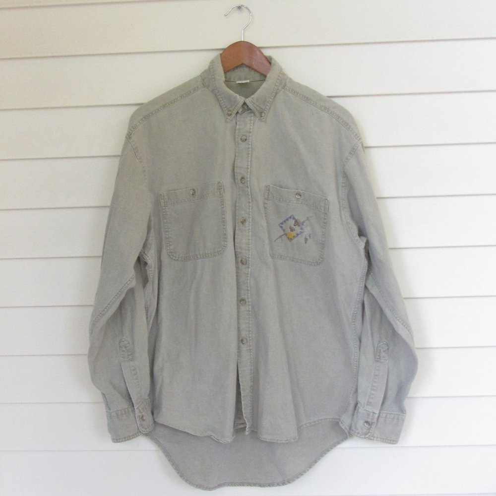 Vintage Southwestern Native American Button Up